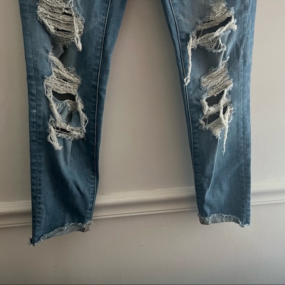 American Eagle Skinny Jeans Light Blue Size 6 - Picture 3 of 7